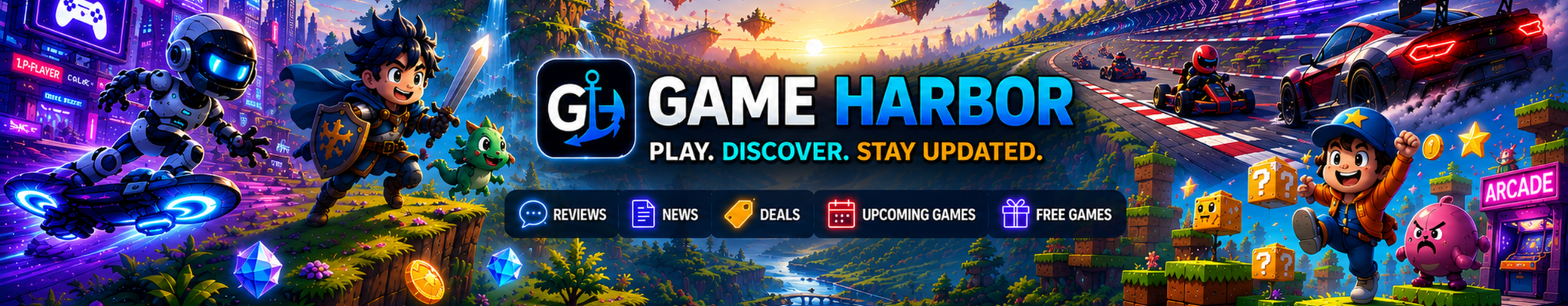 GameHarbor gaming banner