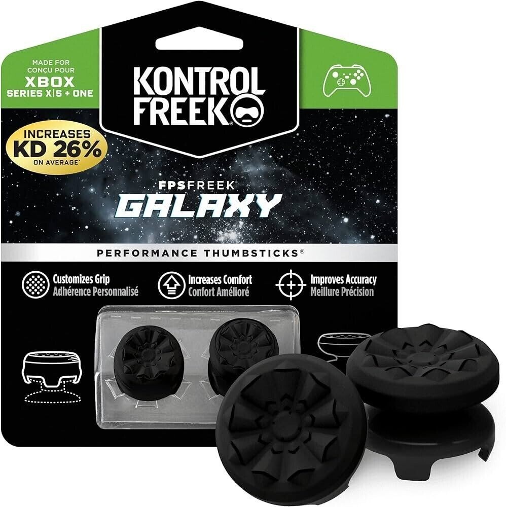 KontrolFreek FPS Freek Galaxy black performance thumbsticks for Xbox controllers