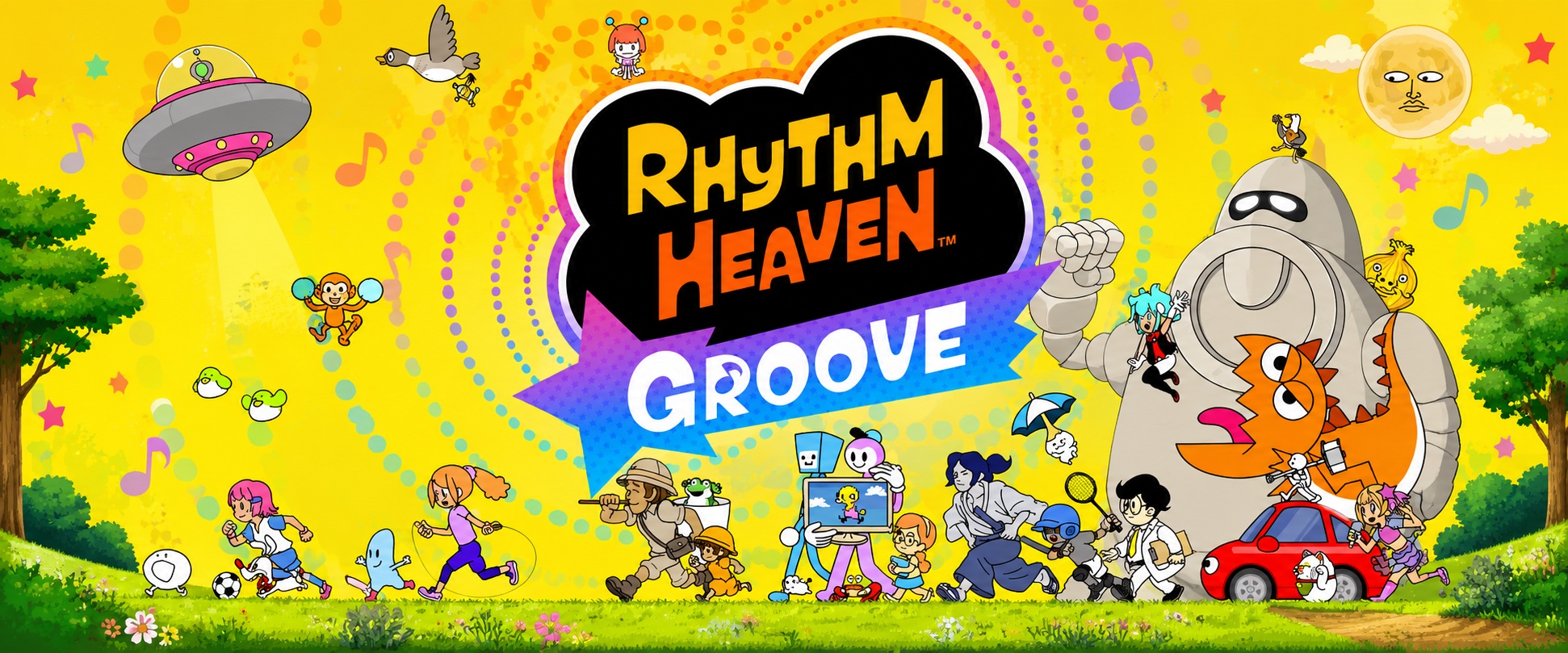 Rhythm Heaven Groove game card