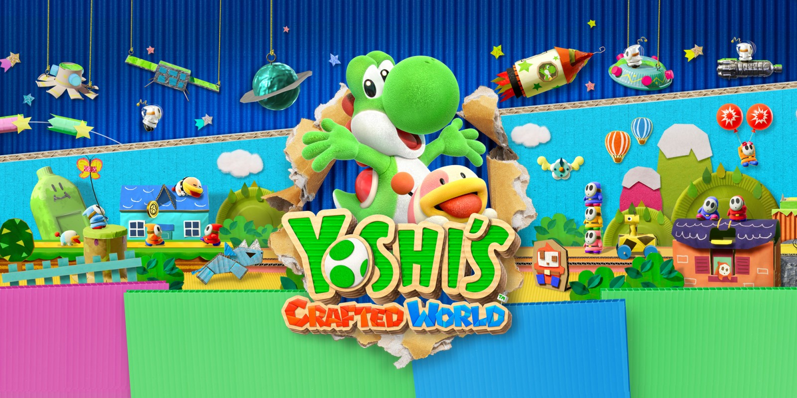 Yoshi’s Crafted World Nintendo Switch game image